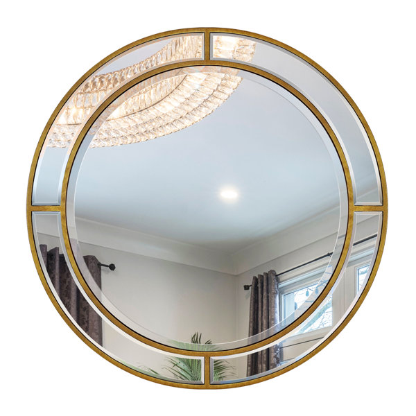 Mercer41 Round Accent Framed Wall Mirror Wayfair